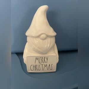 Rae Dunn White Merry Christmas Gnome